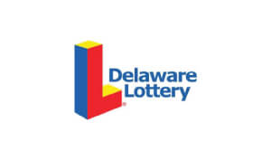 Andy & TJ Married with mics Delaware Lottery Logo