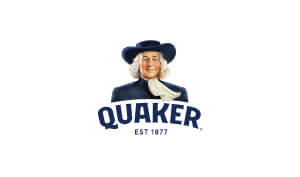 Andy & TJ Married with mics Quaker foods logo