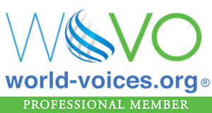 Andy & TJ Married Voiceover Actor WOVO Logo